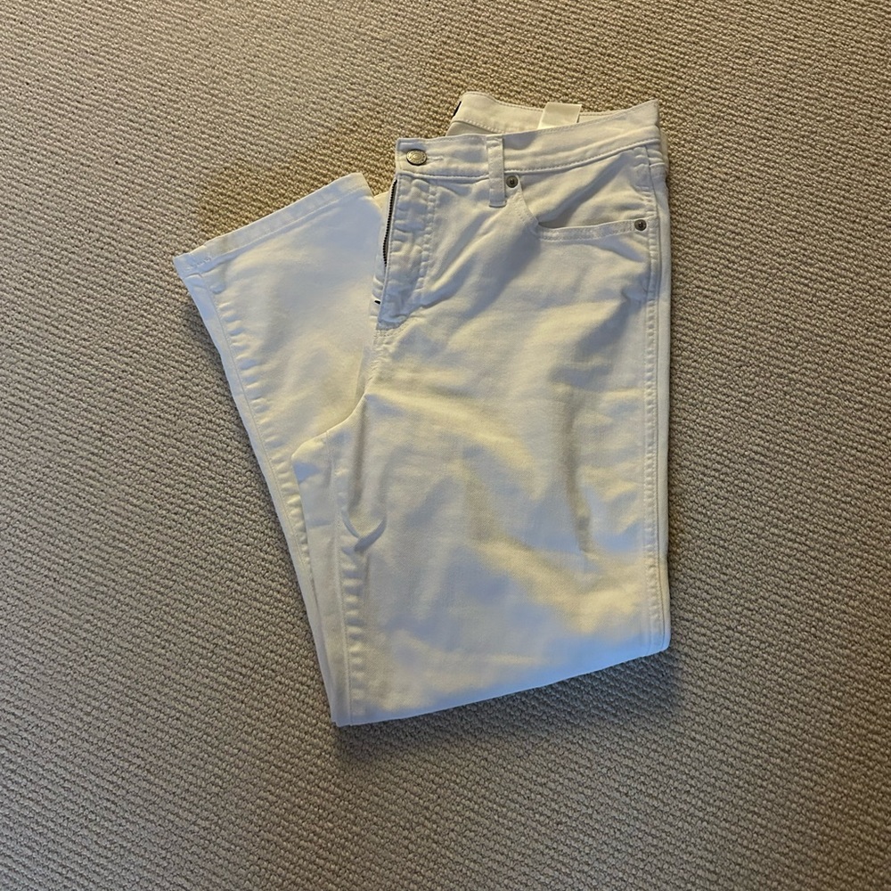 Banana Republic Factory White Slouch Jeans Size 10/30 Petite - Picture 11 of 12